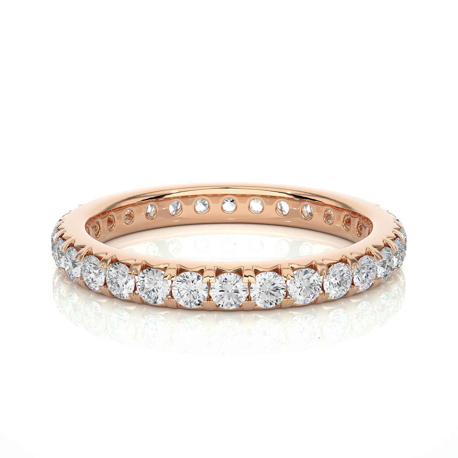 Prong-Set Lab Grown Diamond Eternity Ring