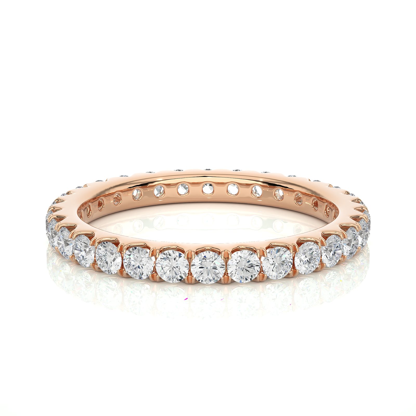 Prong-Set Lab Grown Diamond Eternity Ring