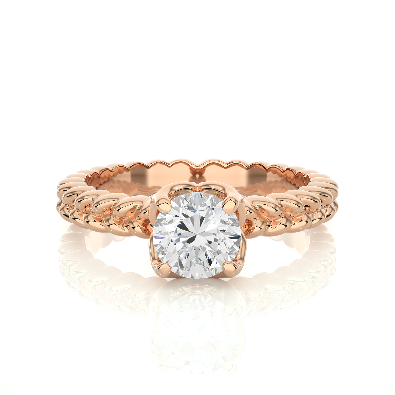 Round Cut Diamond Solitaire Ring