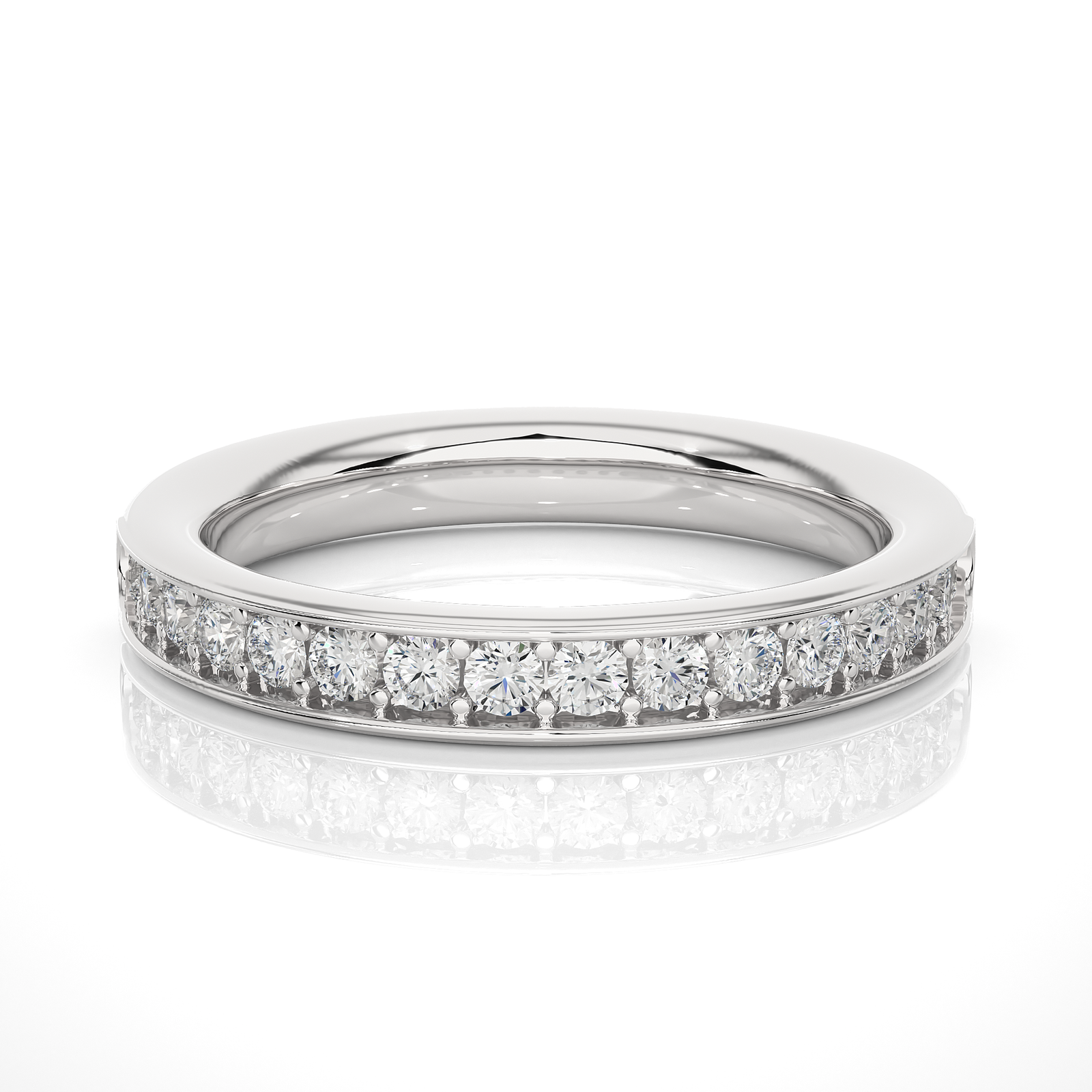 Lab Grown Diamond Half Eternity Ring