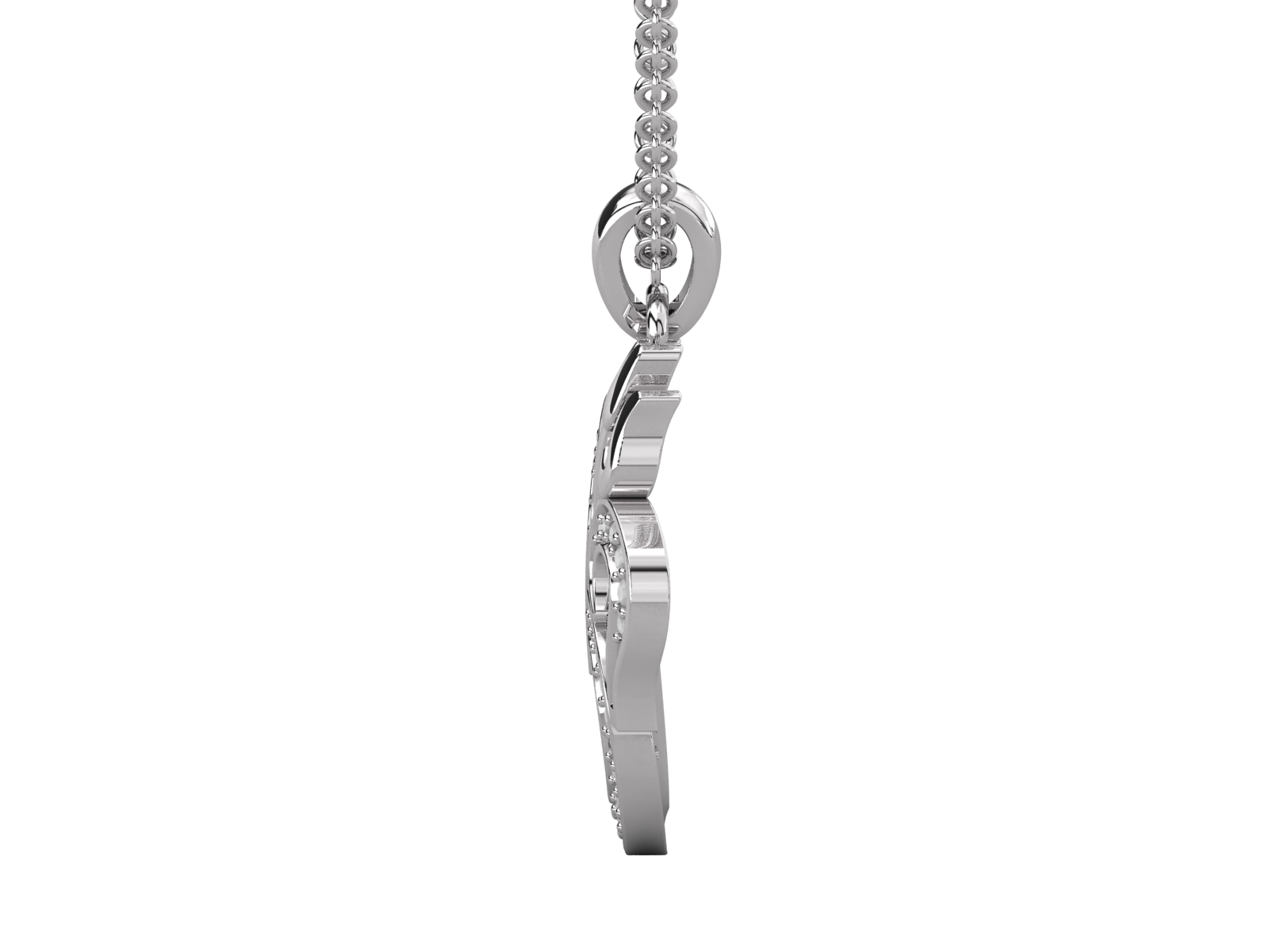 Divine Om Pendant with Trishul Motif