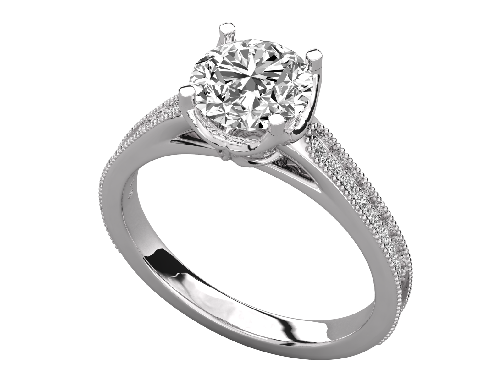 Oval-Cut Diamond Engagement Ring