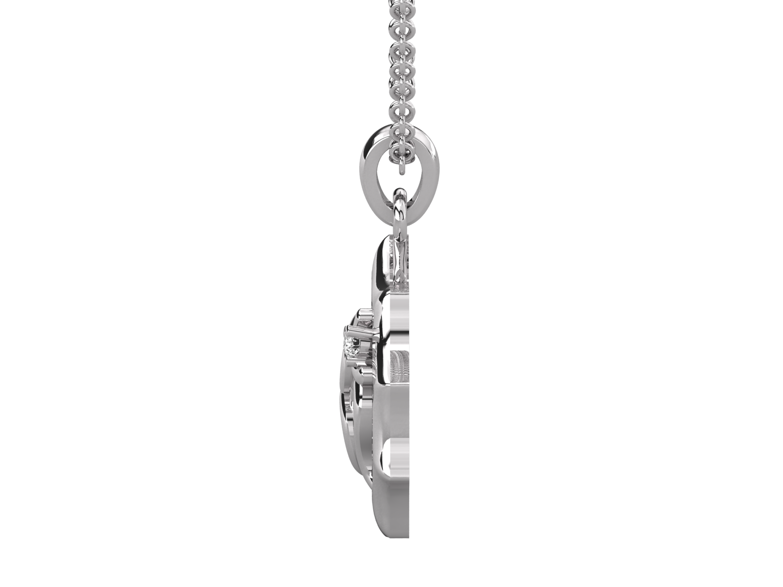 Om Diamond Pendant
