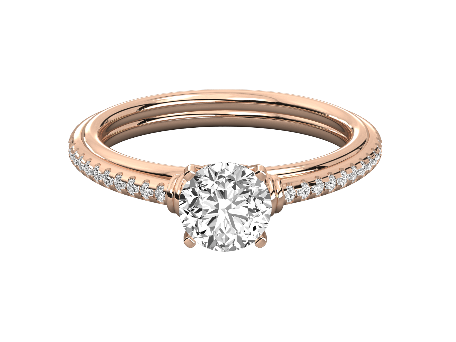 Round Diamond Engagement Ring