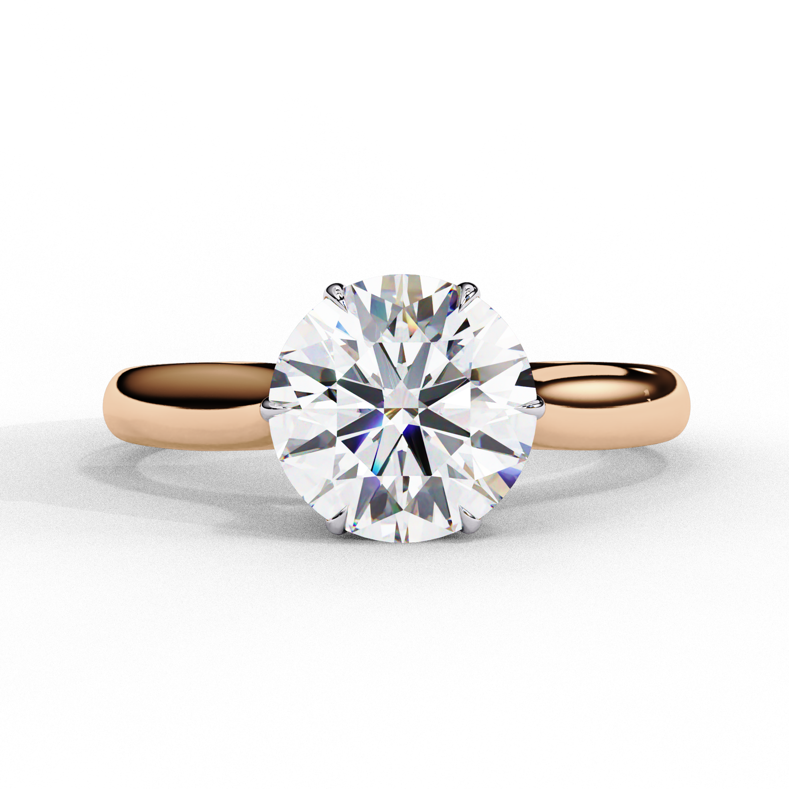 Classic Round Solitaire Engagement Ring