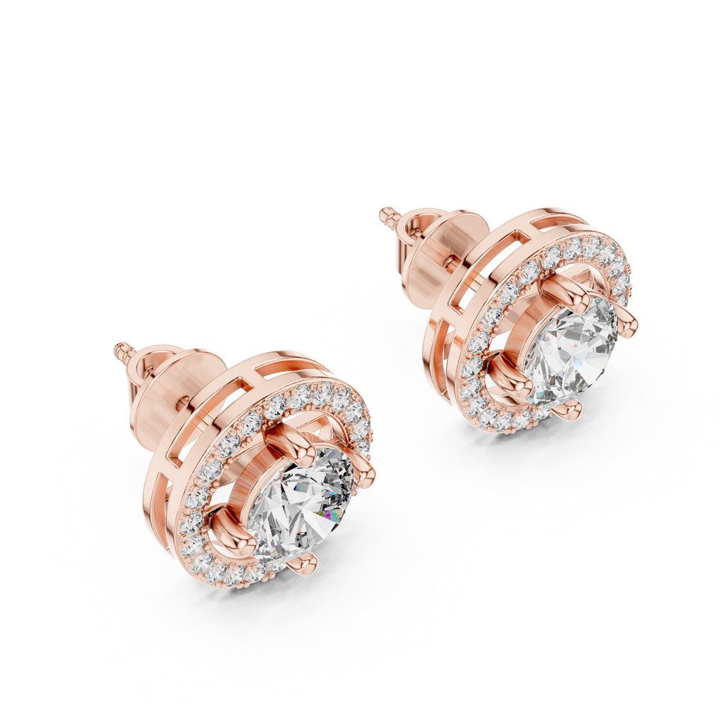 Radiant Circle Studs