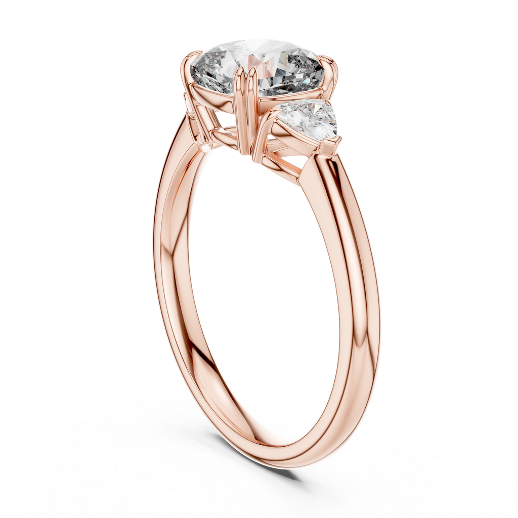 The Rose Trillium Engagement Rings